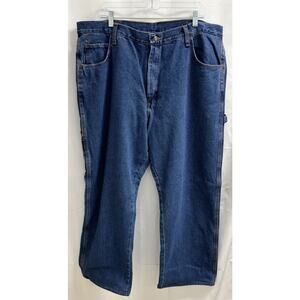 Red Kap Jeans Mens 42 x 28 (Tag 42 x 37U) Stonewash Straight Leg Carpenter